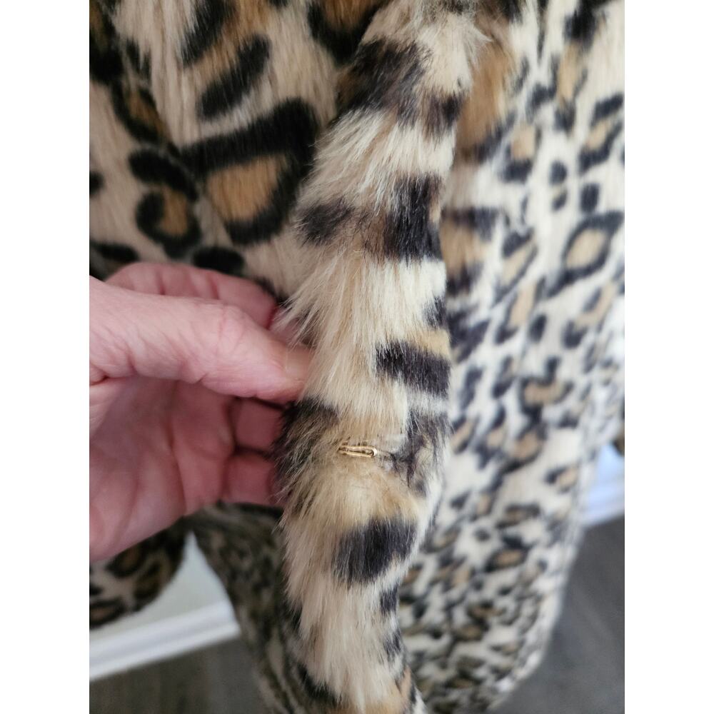 Kate Spade New York Rosalyn Faux Fur Coat, Size 8 - Picture 5 of 13